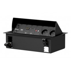 CAYMON CASY028/G CASY In-table mount box - 8 space Grey version - RAL9006